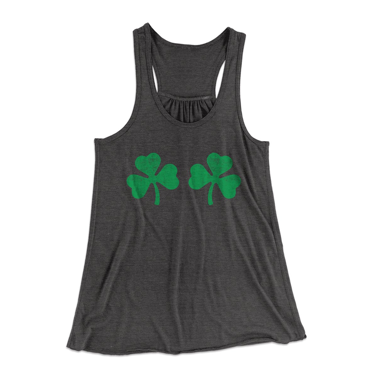 Shamrock Bra Women's Flowey Tank Top | Funny Shirt from Famous In Real Life