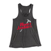Here's Johnny! Women's Flowey Tank Top Dark Grey Heather | Funny Shirt from Famous In Real Life