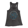 Outpost 31 Women's Flowey Tank Top Dark Grey Heather | Funny Shirt from Famous In Real Life