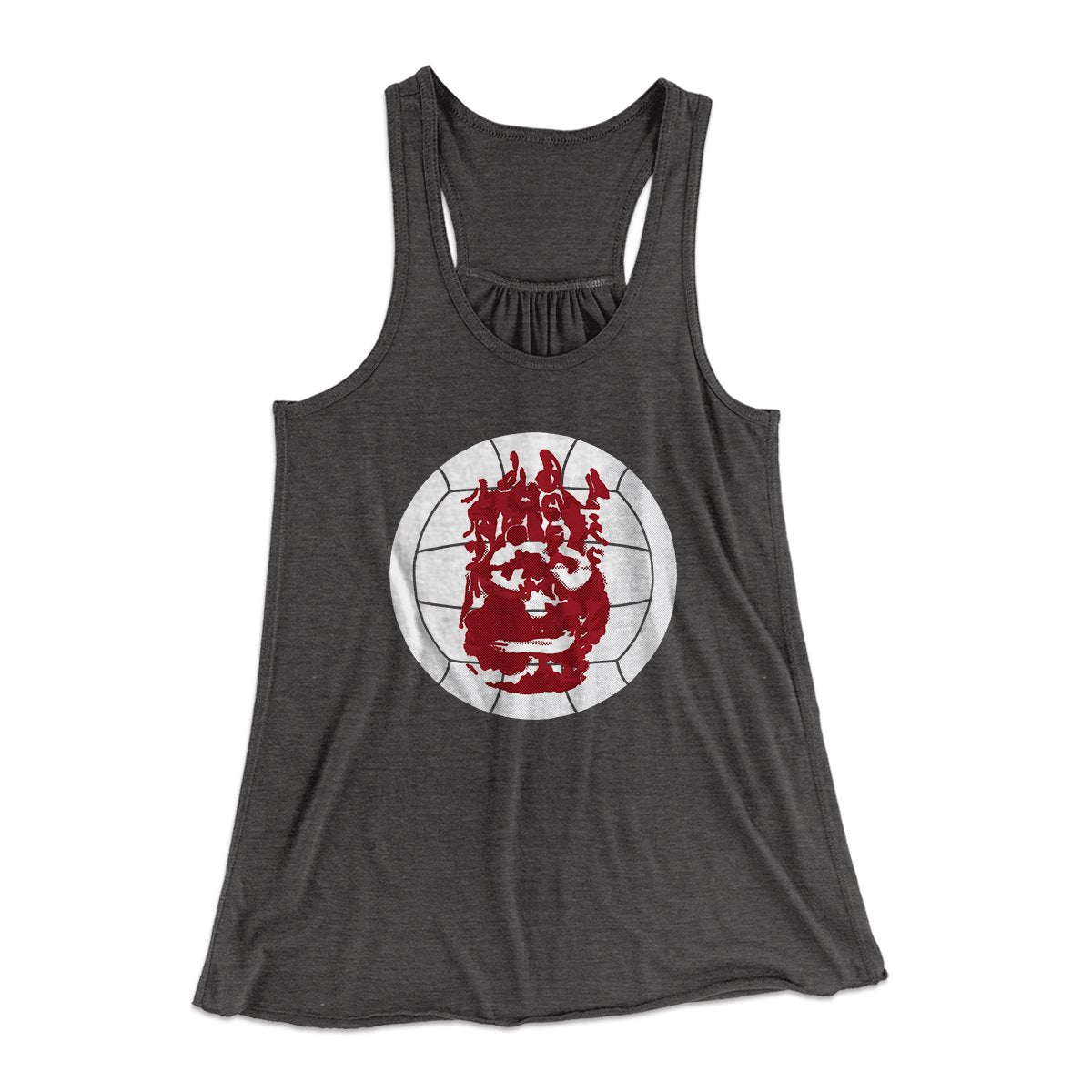 Wilson Women's Flowey Tank Top Dark Grey Heather | Funny Shirt from Famous In Real Life