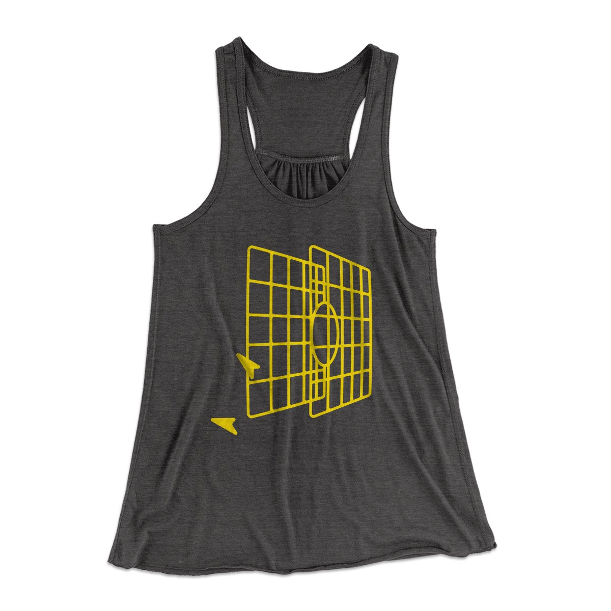 Millennium Falcon Target Women's Flowey Tank Top | Funny Shirt from Famous In Real Life