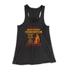 Santanico Pandemonium Women's Flowey Racerback Tank Top Dark Grey Heather | Funny Shirt from Famous In Real Life