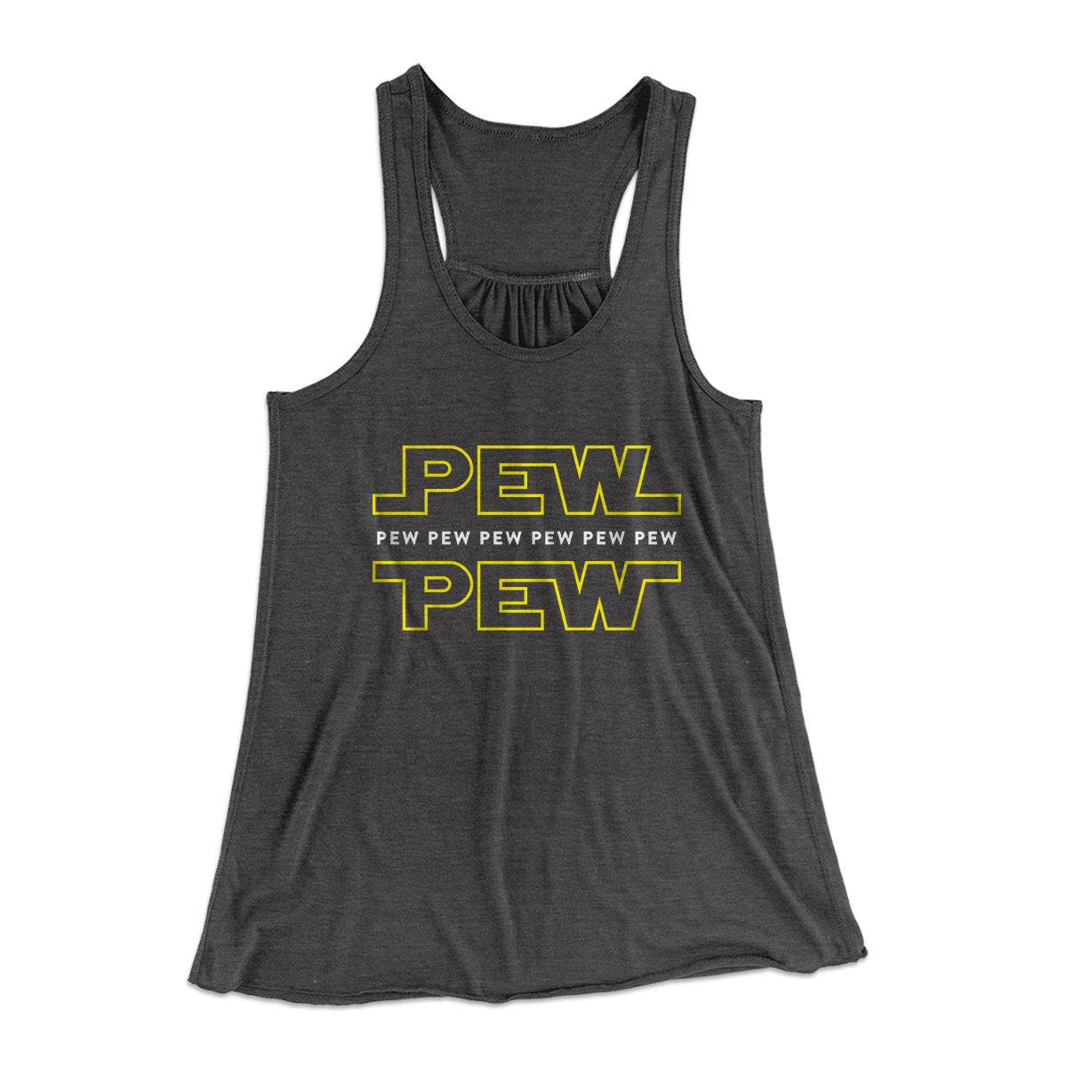Pew Pew Women's Flowey Tank Top | Funny Shirt from Famous In Real Life