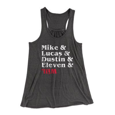 Strange Names Women's Flowey Tank Top Dark Grey Heather | Funny Shirt from Famous In Real Life