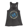 Prestige Worldwide Women's Flowey Tank Top Dark Grey Heather | Funny Shirt from Famous In Real Life