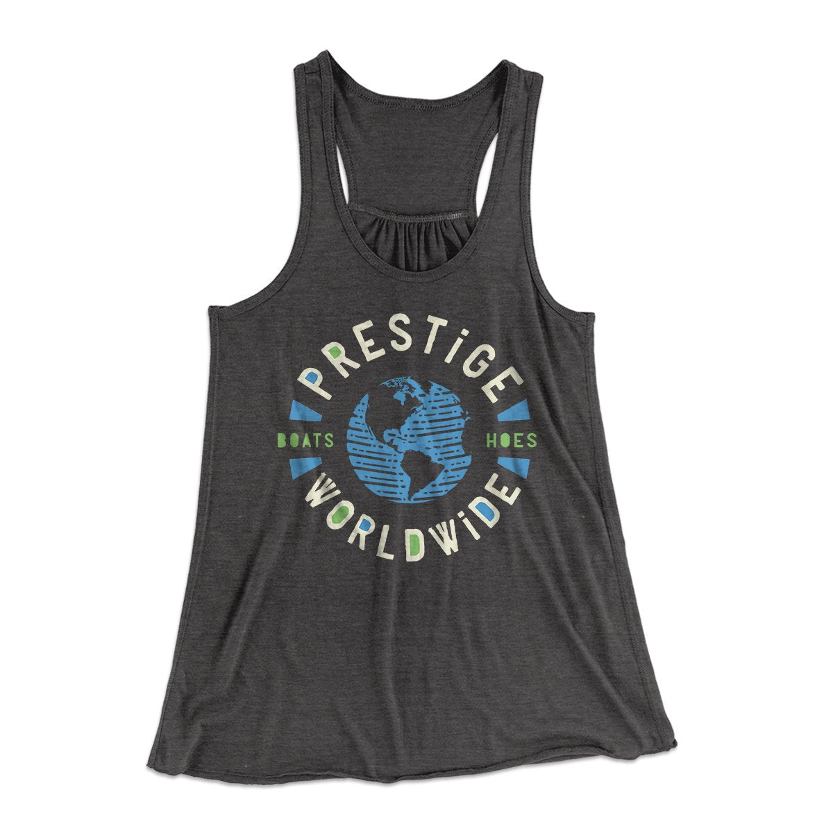 Prestige Worldwide Women's Flowey Tank Top | Funny Shirt from Famous In Real Life
