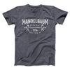 Mandelbaum Gym Men/Unisex T-Shirt Dark Grey Heather | Funny Shirt from Famous In Real Life