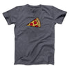 Pizza Slice Couple's Shirt Men/Unisex T-Shirt Dark Grey Heather | Funny Shirt from Famous In Real Life