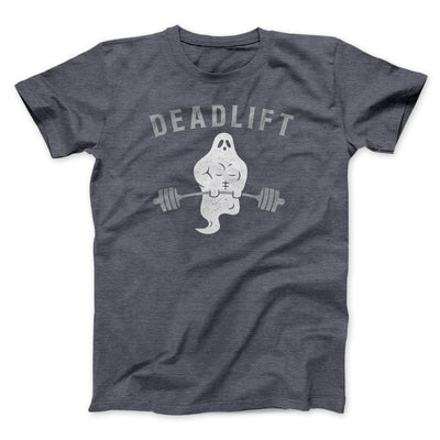 Deadlift - Ghost Men/Unisex T-Shirt Dark Grey Heather | Funny Shirt from Famous In Real Life