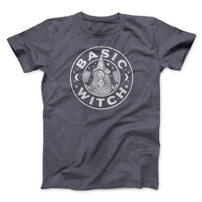 Basic Witch Men/Unisex T-Shirt Dark Grey Heather | Funny Shirt from Famous In Real Life