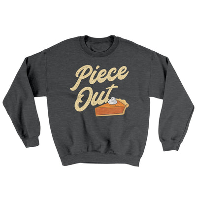 Piece Out Ugly Sweater Dark Heather | Funny Shirt from Famous In Real Life