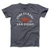 Stay Classy San Diego Funny Movie Men/Unisex T-Shirt Dark Grey Heather | Funny Shirt from Famous In Real Life