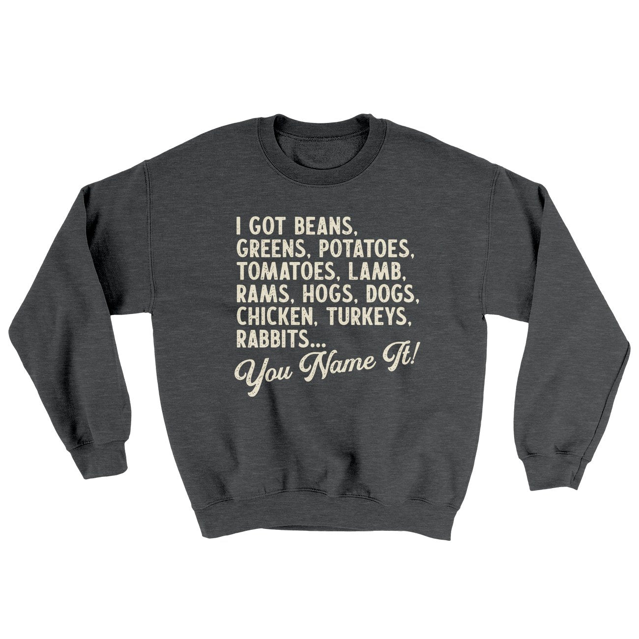 You Name It Ugly Sweater | Funny Shirt from Famous In Real Life