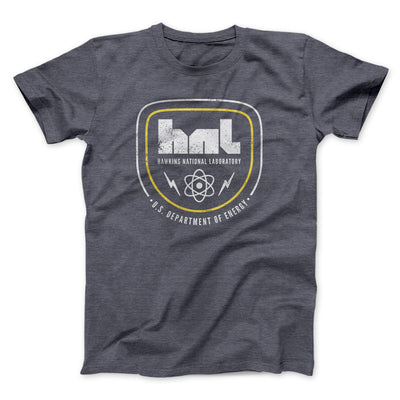 Hawkins National Laboratory Men/Unisex T-Shirt Dark Grey Heather | Funny Shirt from Famous In Real Life