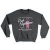 Pink Nightmare Ugly Sweater Dark Heather | Funny Shirt from Famous In Real Life