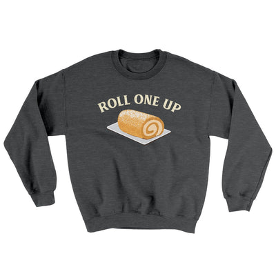 Roll One Up Ugly Sweater Dark Heather | Funny Shirt from Famous In Real Life