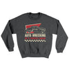 Darnell's Auto Wrecking Ugly Sweater Dark Heather | Funny Shirt from Famous In Real Life