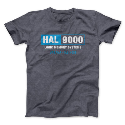 Hal 9000 Funny Movie Men/Unisex T-Shirt Dark Grey Heather | Funny Shirt from Famous In Real Life