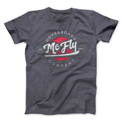 McFly Hoverboards Funny Movie Men/Unisex T-Shirt Dark Grey Heather | Funny Shirt from Famous In Real Life
