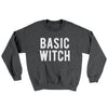 Basic Witch Ugly Sweater Dark Heather | Funny Shirt from Famous In Real Life
