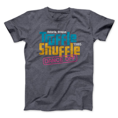 Truffle Shuffle Dance Off 1985 Funny Movie Men/Unisex T-Shirt Dark Grey Heather | Funny Shirt from Famous In Real Life