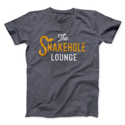 Snakehole Lounge Men/Unisex T-Shirt Dark Grey Heather | Funny Shirt from Famous In Real Life