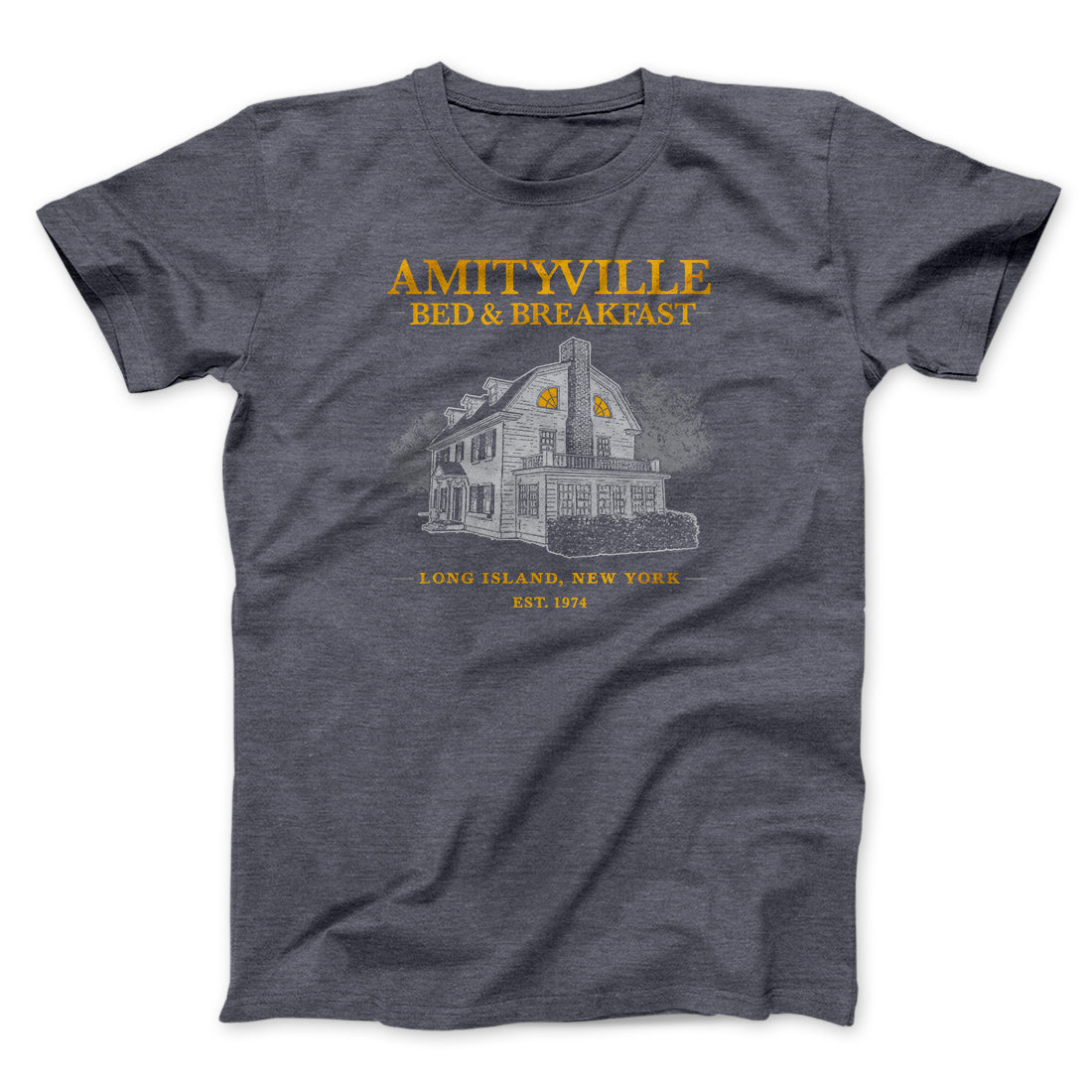 Amityville Bed And Breakfast Funny Movie Men/Unisex T-Shirt | Funny Shirt from Famous In Real Life
