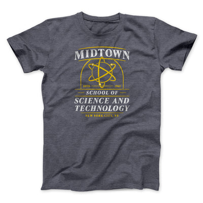 Midtown School Of Science And Technology Men/Unisex T-Shirt Dark Grey Heather | Funny Shirt from Famous In Real Life