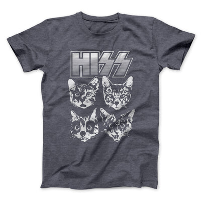 Hiss Men/Unisex T-Shirt Dark Grey Heather | Funny Shirt from Famous In Real Life