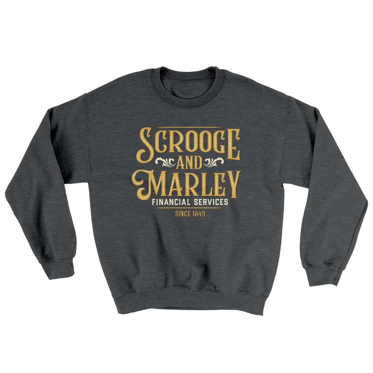 Scrooge & Marley Financial Services Ugly Sweater | Funny Shirt from Famous In Real Life