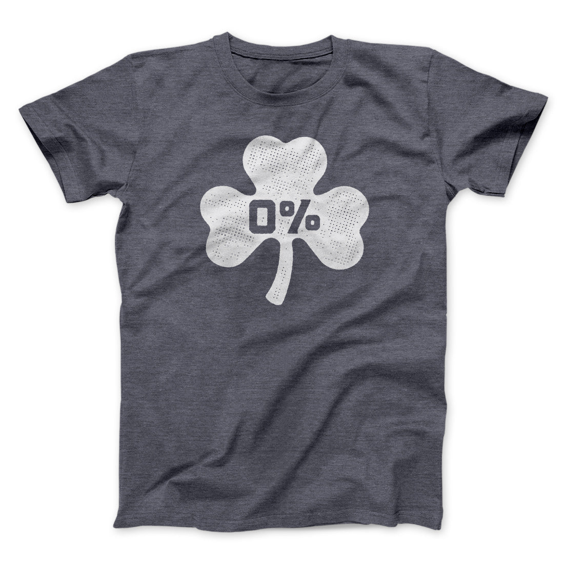 0% Irish Men/Unisex T-Shirt | Funny Shirt from Famous In Real Life