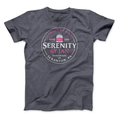 Serenity By Jan Men/Unisex T-Shirt Dark Grey Heather | Funny Shirt from Famous In Real Life