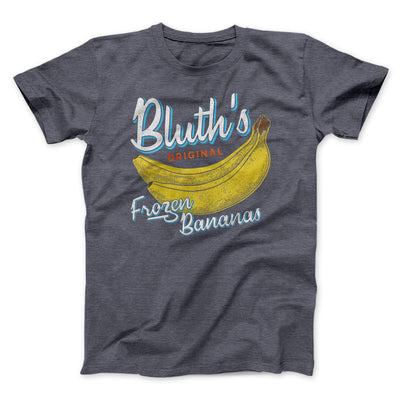 Bluth's Frozen Bananas Men/Unisex T-Shirt Dark Grey Heather | Funny Shirt from Famous In Real Life