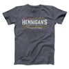 Hennigan's Scotch Whisky Men/Unisex T-Shirt Dark Grey Heather | Funny Shirt from Famous In Real Life