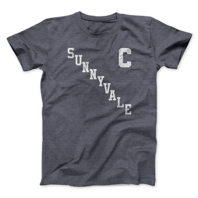 Sunnyvale Jersey Men/Unisex T-Shirt Dark Grey Heather | Funny Shirt from Famous In Real Life