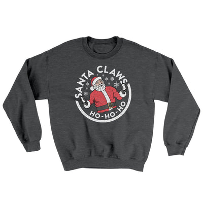 Santa Claws Ugly Sweater Dark Heather | Funny Shirt from Famous In Real Life