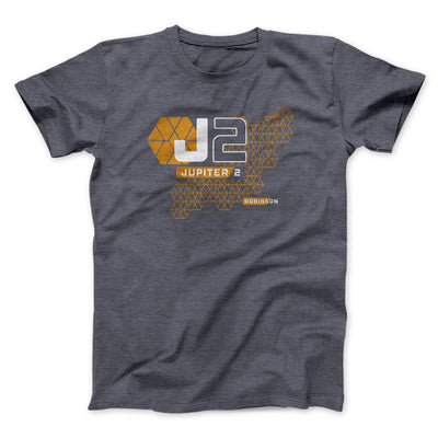 Robinson Jupiter 2 Crew Men/Unisex T-Shirt Dark Grey Heather | Funny Shirt from Famous In Real Life