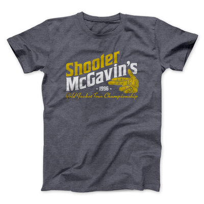 Shooter McGavin's Gold Jacket Tour Championship Funny Movie Men/Unisex T-Shirt Dark Grey Heather | Funny Shirt from Famous In Real Life