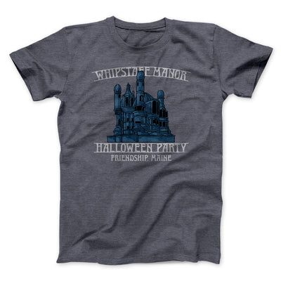 Whipstaff Manor Halloween Party Funny Movie Men/Unisex T-Shirt Dark Grey Heather | Funny Shirt from Famous In Real Life