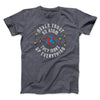 Never Trust An Atom Men/Unisex T-Shirt Dark Grey Heather | Funny Shirt from Famous In Real Life