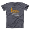 The Lighthouse Lounge Men/Unisex T-Shirt Dark Grey Heather | Funny Shirt from Famous In Real Life