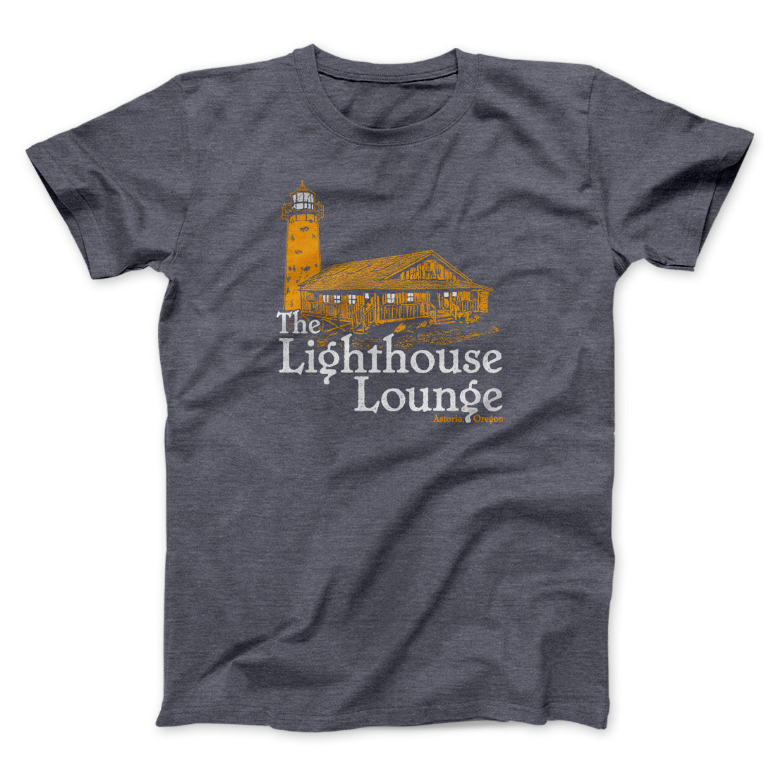 The Lighthouse Lounge Funny Movie Men/Unisex T-Shirt Dark Grey Heather | Funny Shirt from Famous In Real Life