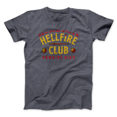 Hellfire Club Men/Unisex T-Shirt Dark Grey Heather | Funny Shirt from Famous In Real Life
