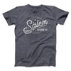 Salem Broom Company Men/Unisex T-Shirt Dark Grey Heather | Funny Shirt from Famous In Real Life
