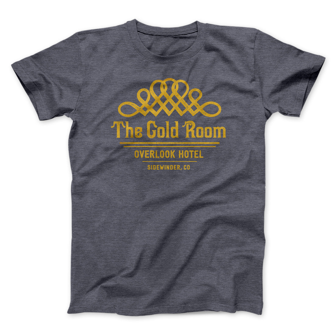 The Gold Room Funny Movie Men/Unisex T-Shirt Dark Grey Heather | Funny Shirt from Famous In Real Life