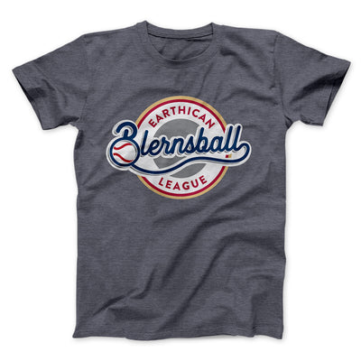 Earthican Blernsball League Men/Unisex T-Shirt Dark Grey Heather | Funny Shirt from Famous In Real Life