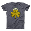 Beer Shamrock Men/Unisex T-Shirt Dark Grey Heather | Funny Shirt from Famous In Real Life