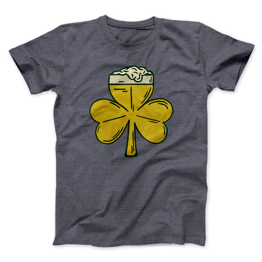 Beer Shamrock Men/Unisex T-Shirt | Funny Shirt from Famous In Real Life