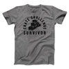 Crate Challenge Survivor 2021 Funny Men/Unisex T-Shirt Deep Heather | Funny Shirt from Famous In Real Life