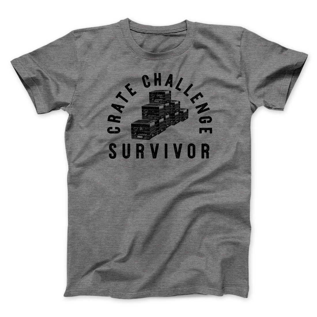 Crate Challenge Survivor 2021 Funny Men/Unisex T-Shirt | Funny Shirt from Famous In Real Life
